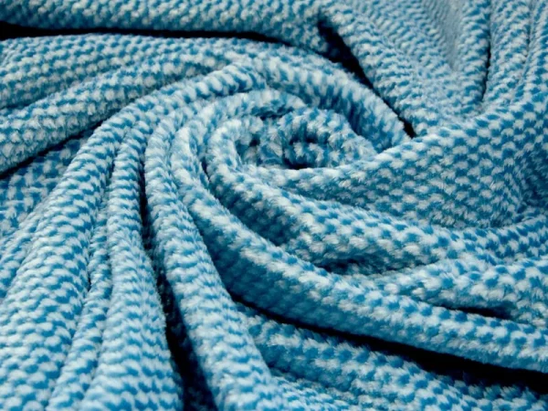 Velvet blanket - Nazharir Khorasan - dark blue color